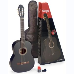 stagg Pack guitare classique C440 M BLK PACK