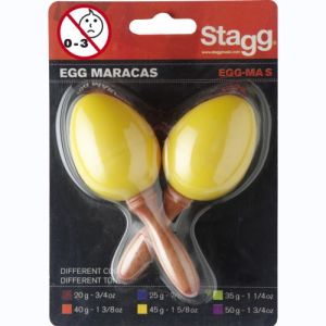 stagg maracas EGG-MA S-YW