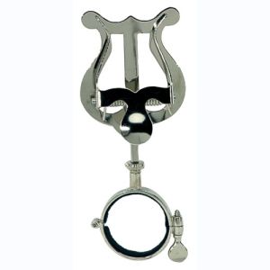 GEWA Pupitre lyre de marche Clarinette Sib Nickelé 
