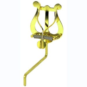 GEWA Pupitre lyre de marche Saxophone  Nickelé