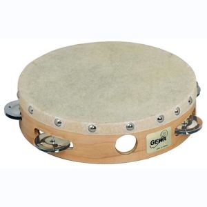 GEWA Tambourin Traditionnel avec cymbalettes  8"