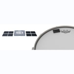 Remo Atténuateurs d'harmoniques en gel pour batterie Crown Control CC-1000-00