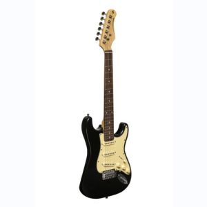 Stagg guitare électrique Standard "S" format 3-4SES-30 BK 3-4noir 