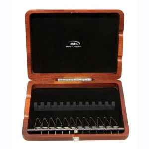 GEWA Etui anches doubles Hautbois 12 tubes  Vernis naturel