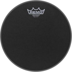 Remo 10'' Black Suede Ambassador