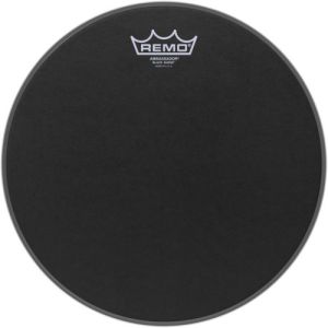 Remo 12'' Black Suede Ambassador
