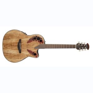 Ovation Celebrity Elite Plus Mid Cut CE44P-SM Nat Spalted Maple