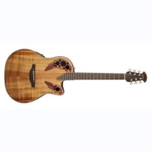 Ovation Celebrity Elite Plus Mid Cut CE44P-FKOA Figured Koa