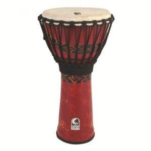 Toca Djembe Freestyle accord par corde SFDJ-10RP Bali Red