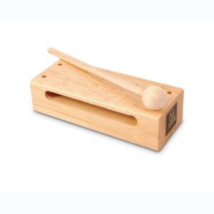 Latin Percussion Blocks Aspire Wood LPA210 Wooden block avec petite batte;