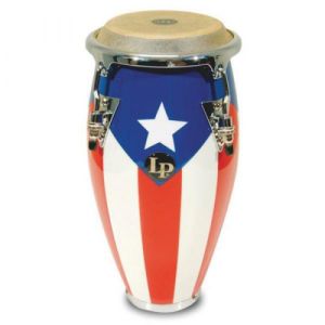 Latin Percussion Congas Mini accordable LPM198-PR Puerto Rican Flag