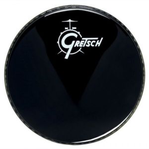Gretsch Peau de grosse caisse Ambassador Ebony  18''