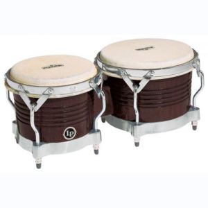 Latin Percussion Bongos Matador bois M201 Dark Wood