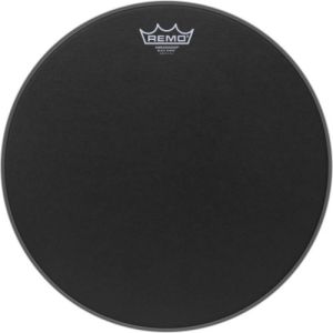 Remo 15'' Black Suede Ambassador