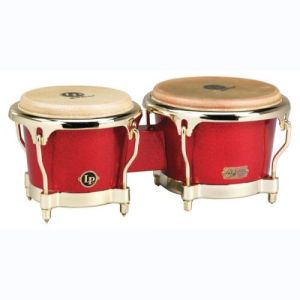 Latin Percussion Bongos Galaxy Fiberglass Fausto Cuevas III Signature LP794V-ARG 
