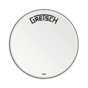 Gretsch Peau de grosse caisse Ambassador white coated GRDHCW24B 24"