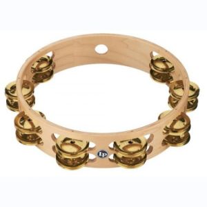 Latin Percussion Tambourins Pro 10in Double Row LP380B-BR LP380B-BR