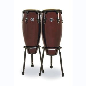 Latin Percussion Set Congas Aspire LPA647B-DW 11" & 12"