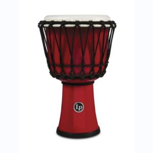 Latin Percussion Djembe World 7-inch Rope Tuned Circle LP1607RD Rouge