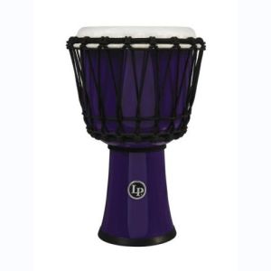 Latin Percussion Djembe World 7-inch Rope Tuned Circle LP1607PL Violet