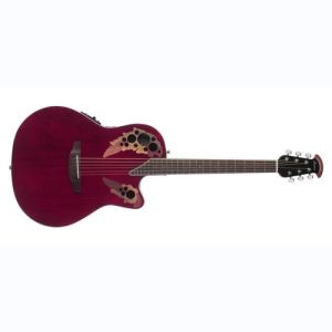 Ovation Celebrity Super Shallow Cutaway  Ruby Red