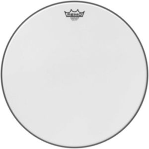 Remo 18'' White Suede Ambassador