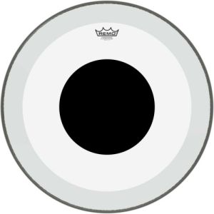 Remo 26'' Powerstroke 3 Clear Bass Drum Black Dot