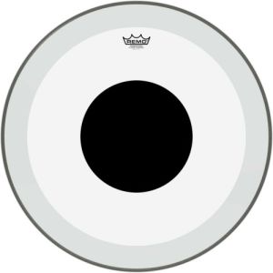Remo 26'' Powerstroke 3 Clear Bass Drum Black Dot